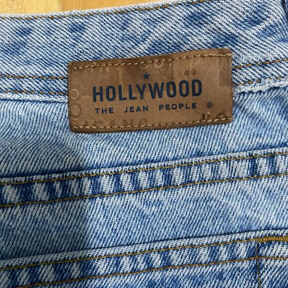 Vintage 90s Hollywood The Jean People Cropped Jeans Womens Size 32 Colorful* - Picture 11 of 13